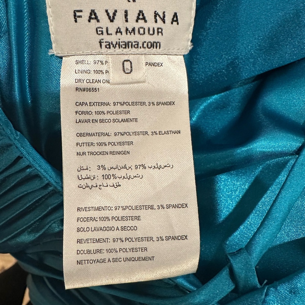 Elegant Teal Pleated Skirt - Picture 6 of 8